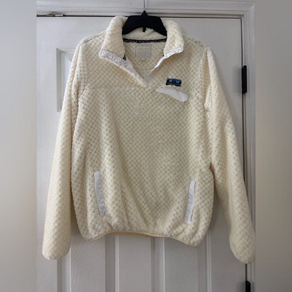 Simply Southern Quarter Snap Sweatshirt size XL